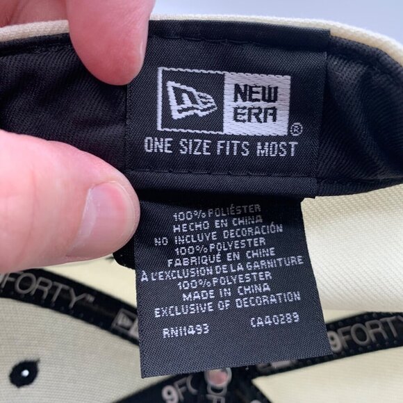 Anaheim Angels MLB Beige New Era 9Forty Cooperstown Collection Snapback Hat New - Picture 5 of 6